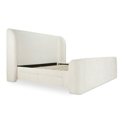 Moes Home - Sophia Queen Storage Bed Cream - RN-1152-05-0 view 6