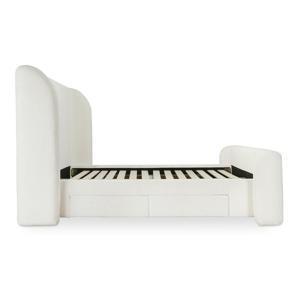 Moes Home - Sophia Queen Storage Bed Cream - RN-1152-05-0 view 7