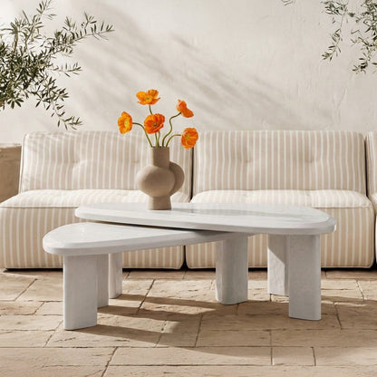 Moes Home - Sophie Outdoor Nesting Table Set Cream Lacquer - SC-1009-34-0 view 9