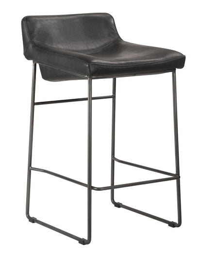 Moes Home - Starlet Counterstool Black (Set of 2) - PK-1106-02 veiw 1