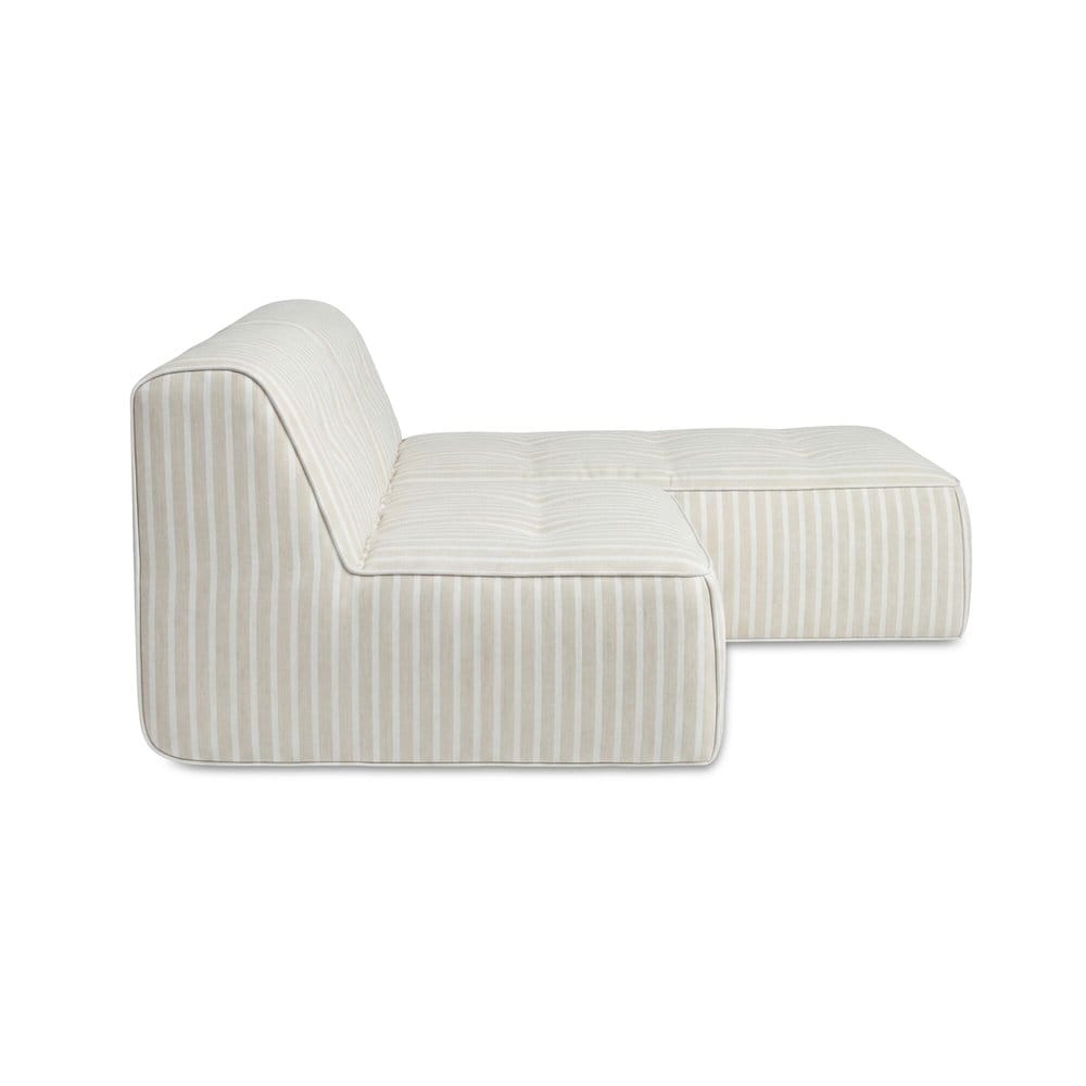 Moes Home - Sunseeker 2 Piece Outdoor Nook Brown Stripe - VV-1032-21 view 4