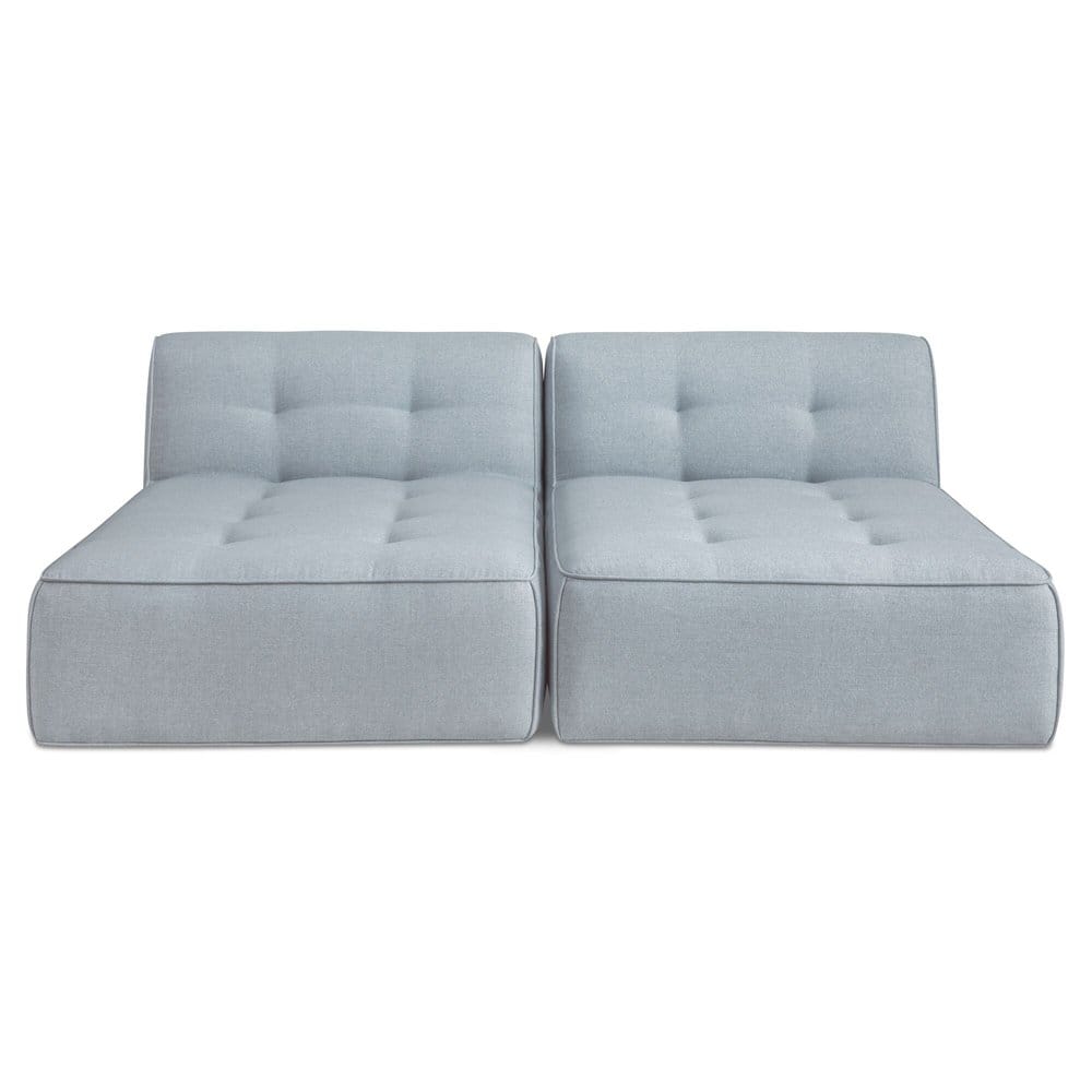Moes Home - Sunseeker 2 Piece Outdoor Sun Lounger Light Blue - VV-1033-45 view 1