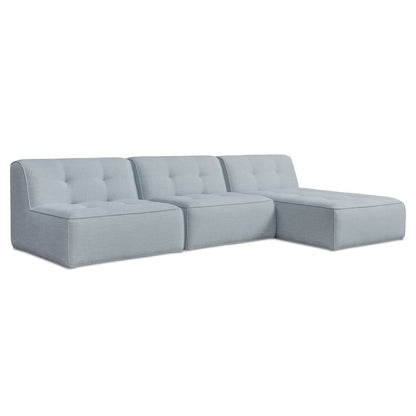 Moes Home - Sunseeker 3 Piece Outdoor Lounge  Light Blue - VV-1031-45 view 3