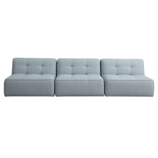 Moes Home - Sunseeker 3 Piece Outdoor Sofa Light Blue - VV-1030-45 view 1