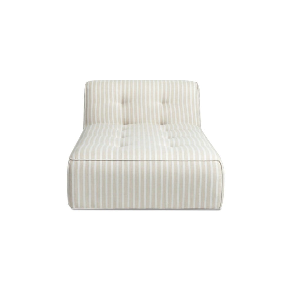 Moes Home - Sunseeker Outdoor Chaise Brown Stripe - VV-1023-21 view 1