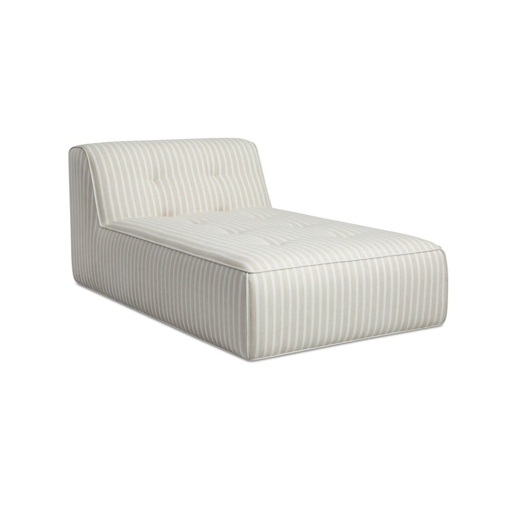 Moes Home - Sunseeker Outdoor Chaise Brown Stripe - VV-1023-21 view 3