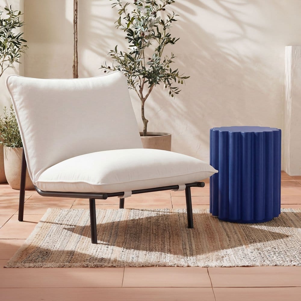 Moes Home - Taffy Accent Table Navy Blue - BQ-1062-46 view 4