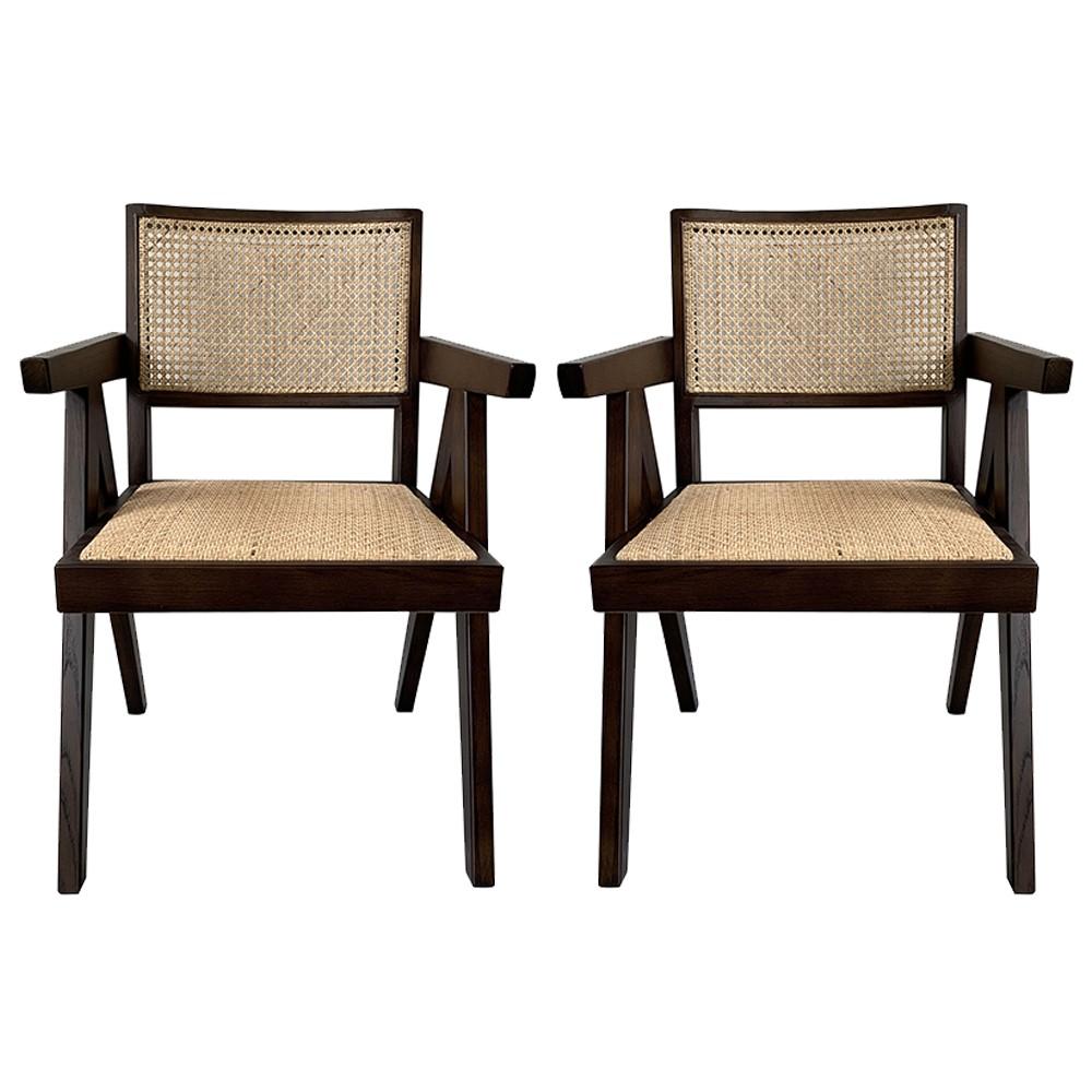Moes Home - Takashi Chair in Dark Brown (Set of 2) - FG-1022-20 veiw 1