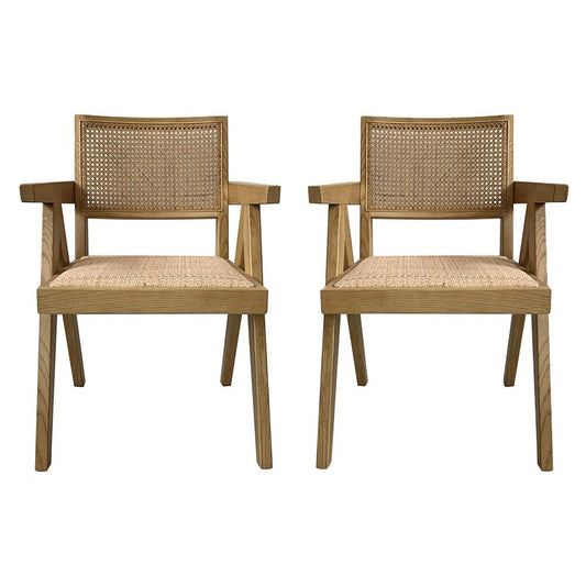 Moes Home - Takashi Dining Chair in Nature (Set of 2) - FG-1022-24 veiw 1