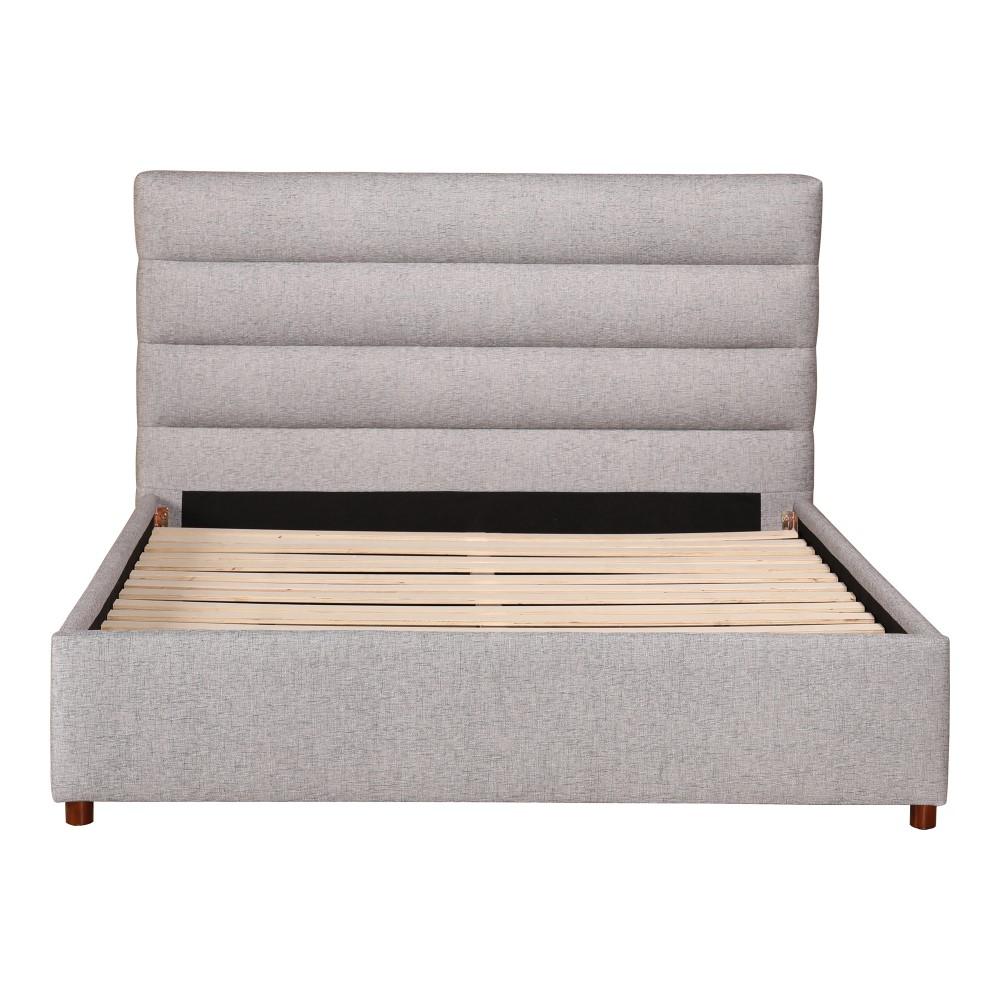 Moes Home - Takio Queen Bed Light Grey - RN-1139-29-0 veiw 2