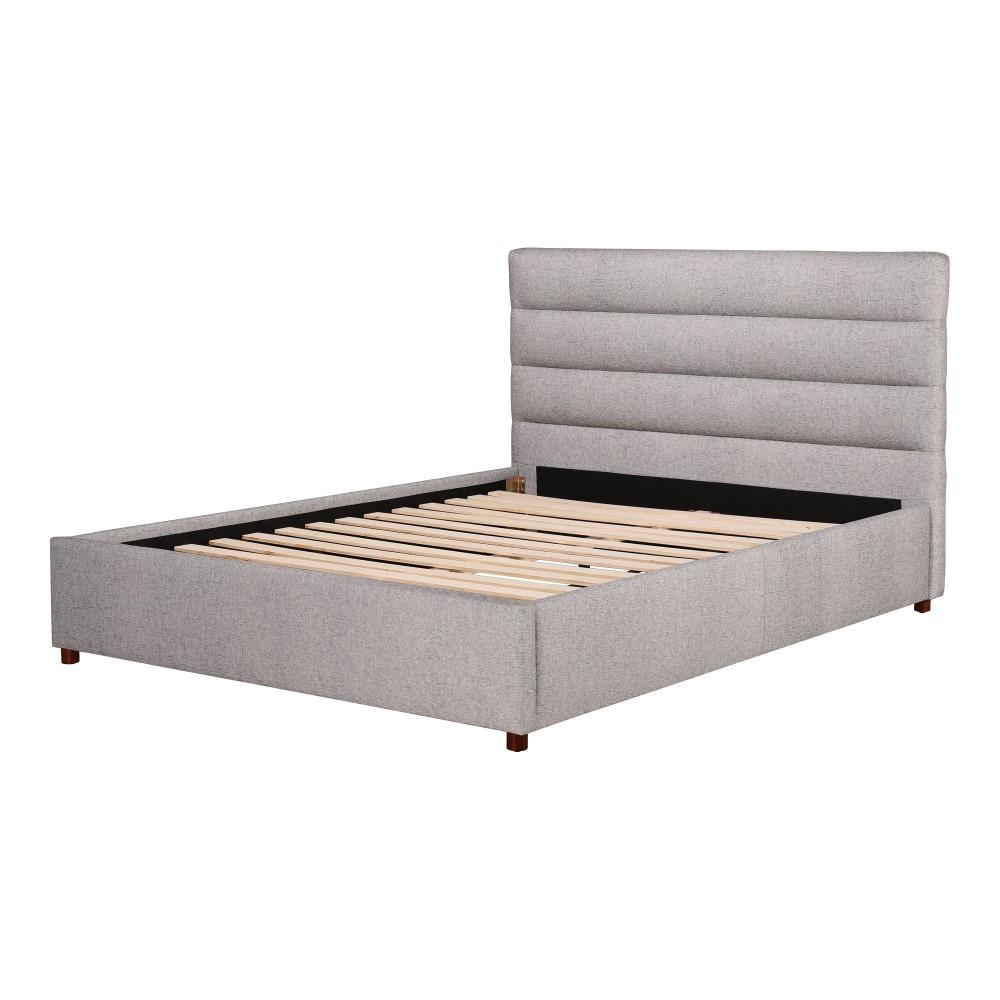 Moes Home - Takio Queen Bed Light Grey - RN-1139-29-0 veiw 3
