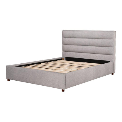 Moes Home - Takio Queen Bed Light Grey - RN-1139-29-0 veiw 3