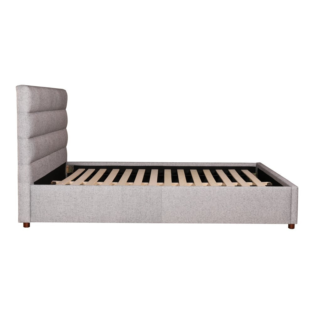 Moes Home - Takio Queen Bed Light Grey - RN-1139-29-0 veiw 4
