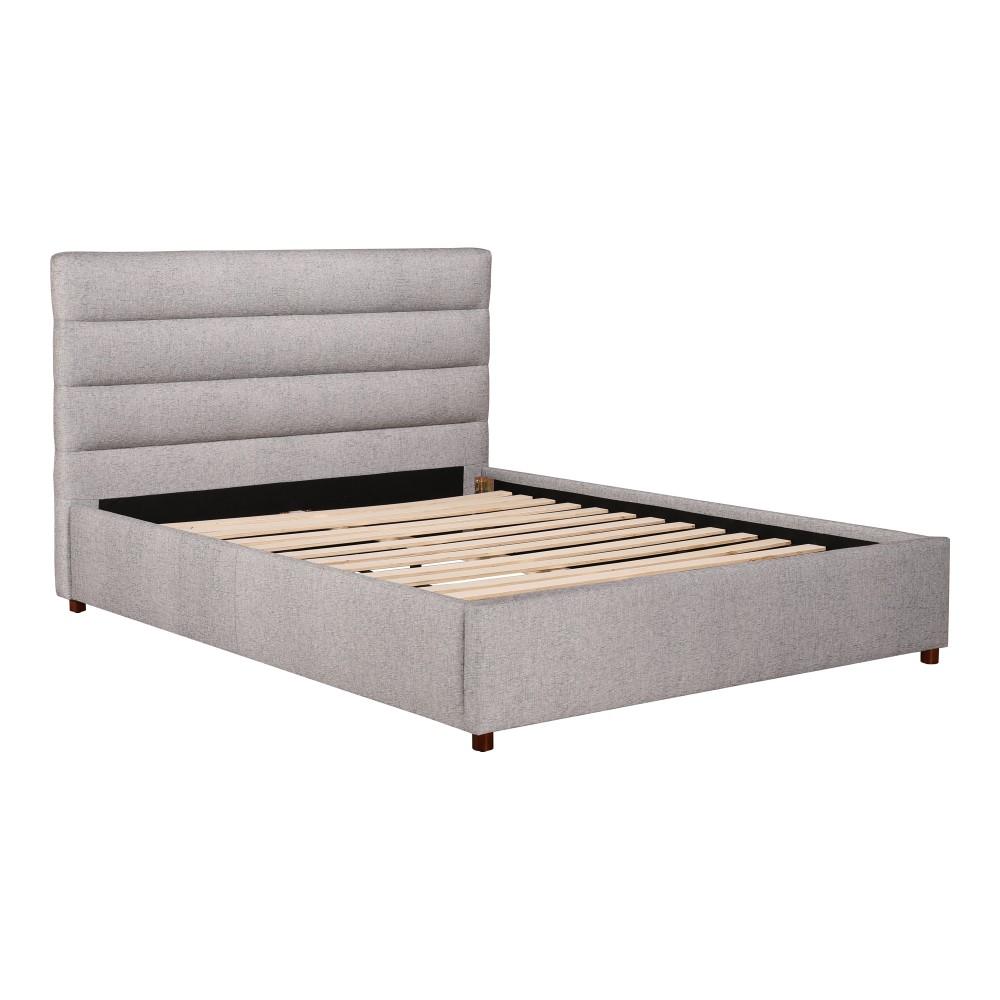 Moes Home - Takio Queen Bed Light Grey - RN-1139-29-0 veiw 5