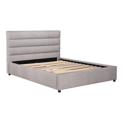 Moes Home - Takio Queen Bed Light Grey - RN-1139-29-0 veiw 5