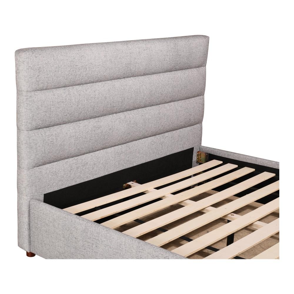 Moes Home - Takio Queen Bed Light Grey - RN-1139-29-0 veiw 7