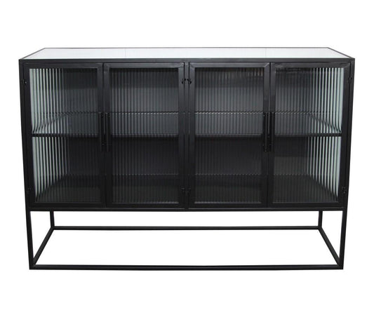 Moes Home - Tandy Cabinet in Black - KK-1025-02 veiw 1