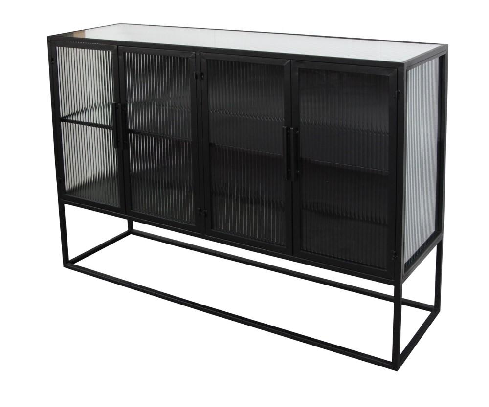 Moes Home - Tandy Cabinet in Black - KK-1025-02 veiw 2
