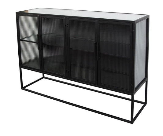 Moes Home - Tandy Cabinet in Black - KK-1025-02 veiw 2