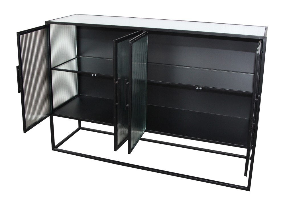 Moes Home - Tandy Cabinet in Black - KK-1025-02 veiw 4