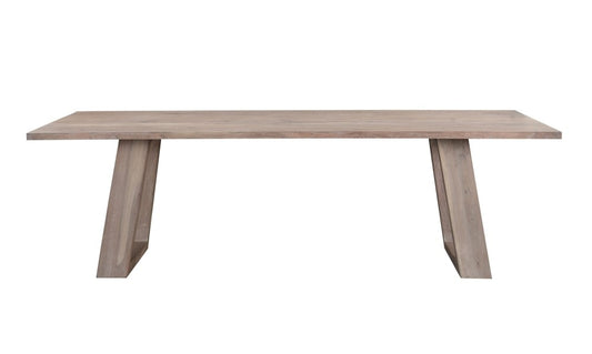 Moes Home - Tanya Dining Table in Light White Finish - VE-1076-29-0 veiw 1