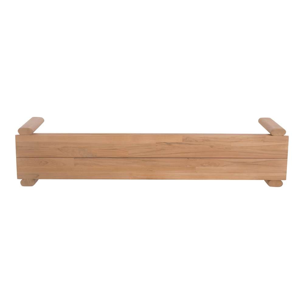 Moes Home - Tempo Outdoor Bench - CV-1021-24 veiw 3
