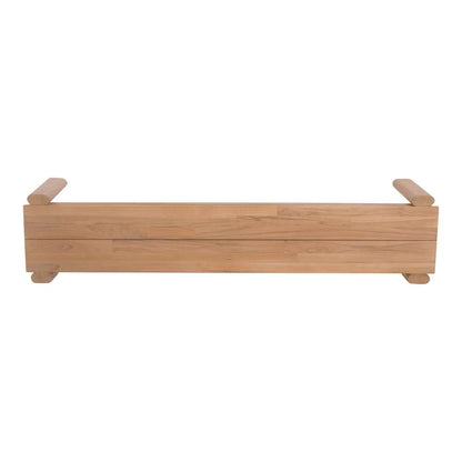 Moes Home - Tempo Outdoor Bench - CV-1021-24 veiw 3