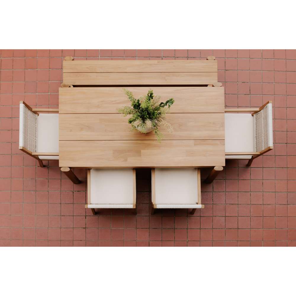 Moes Home - Tempo Outdoor Bench - CV-1021-24 veiw 6