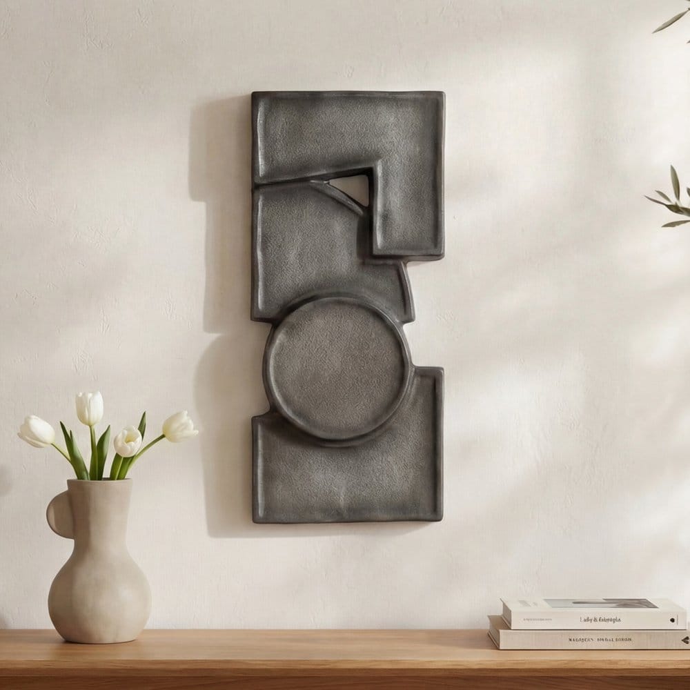 Moes Home - Teo Wall Sculpture Charcoal - DD-1062-07 view 8