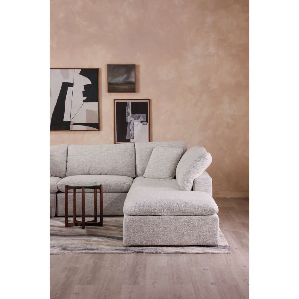 Moes Home - Terra Condo Corner Chair Performance Fabric Coastside Sand - YJ-1012-49 veiw 8
