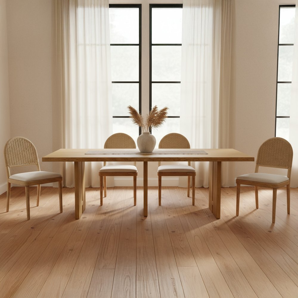 Moes Home - Tessa Dining Table Natural - QM-1009-24-0 view 8