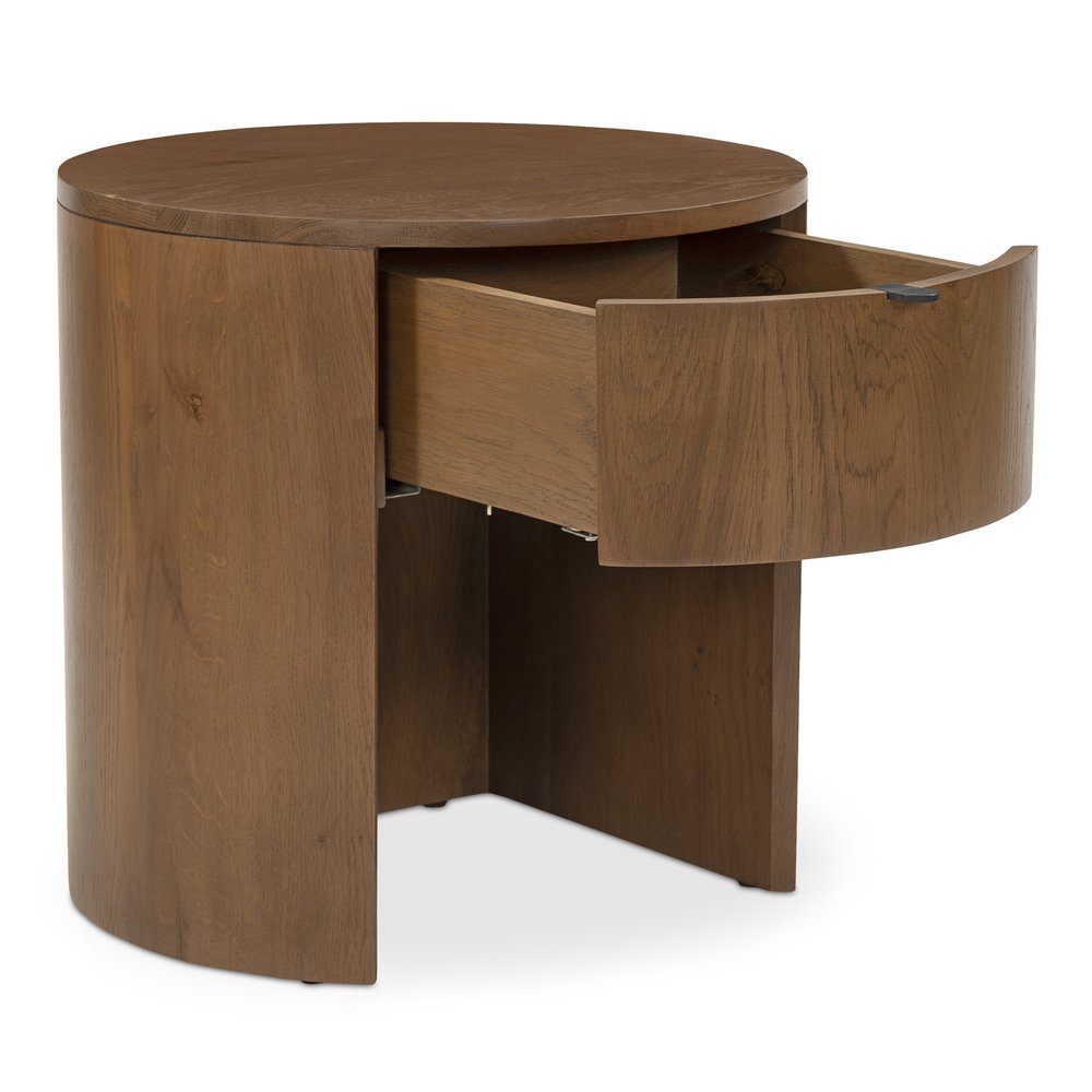 Moes Home - Theo 1 Drawer Nightstand Brown - RP-1012-03 view 4