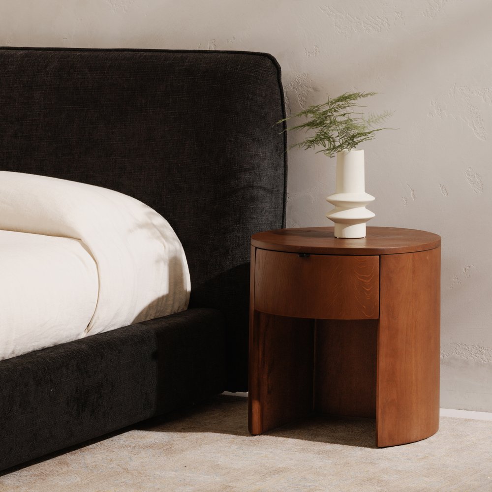 Moes Home - Theo 1 Drawer Nightstand Brown - RP-1012-03 view 11