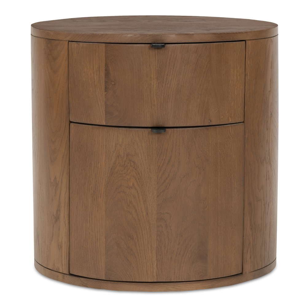 Moes Home - Theo 2 Drawer Nightstand Brown - RP-1011-03 view 1