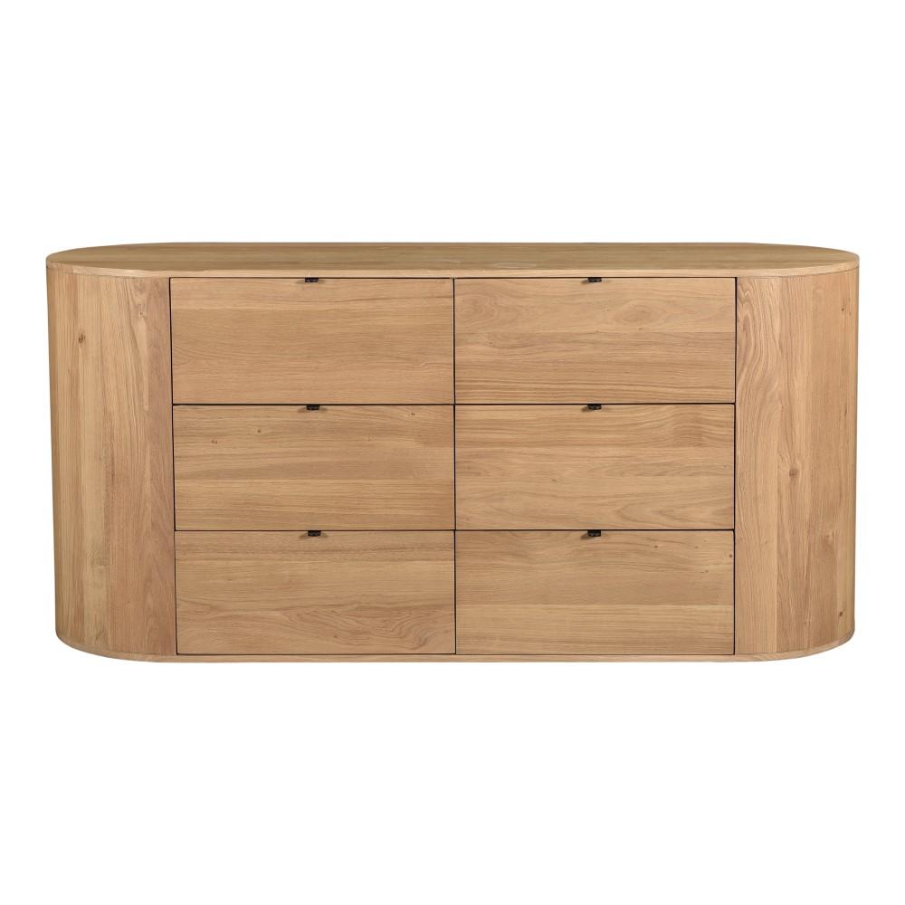 Moes Home - Theo Dresser in Natural Wood - RP-1013-24 veiw 1