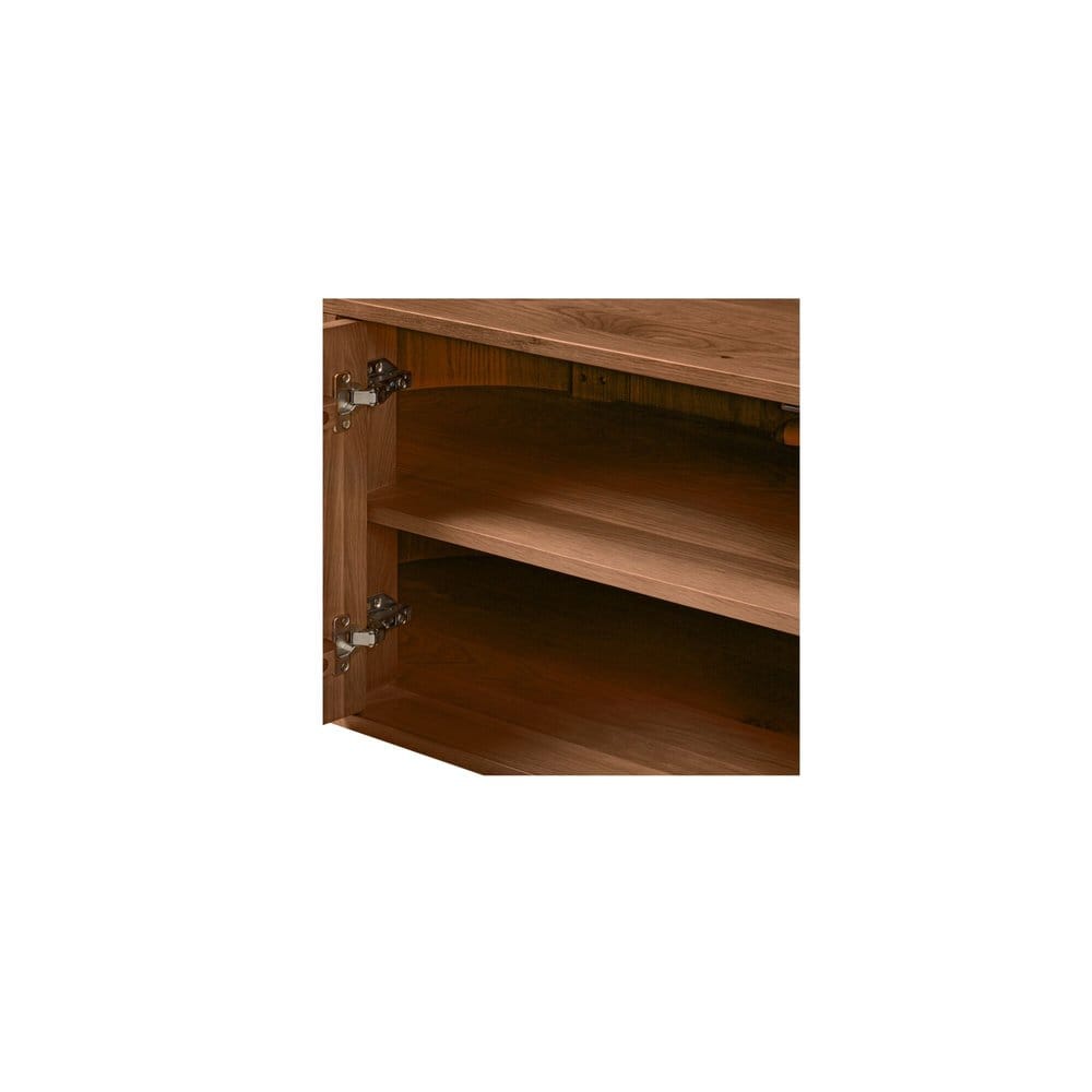 Moes Home - Theo Media Bench Brown - RP-1054-03 view 4