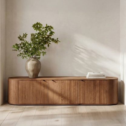 Moes Home - Theo Media Bench Brown - RP-1054-03 view 8