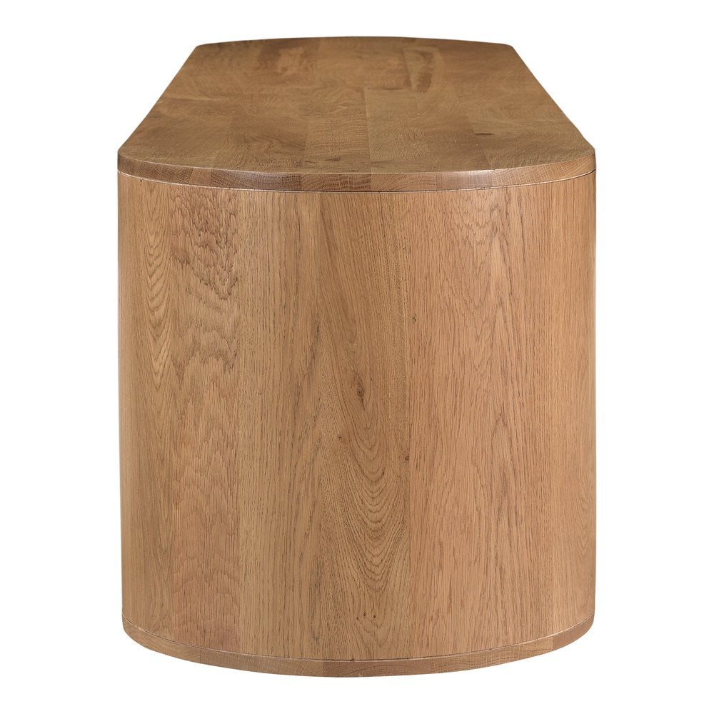 Moes Home - Theo Media Bench Natural - RP-1054-24 view 6