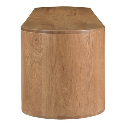 Moes Home - Theo Media Bench Natural - RP-1054-24 view 6