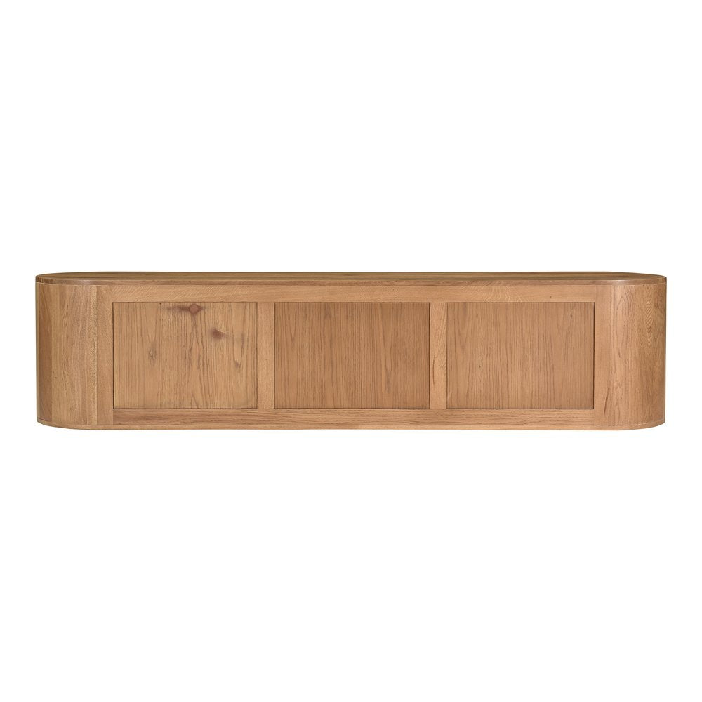 Moes Home - Theo Media Bench Natural - RP-1054-24 view 7