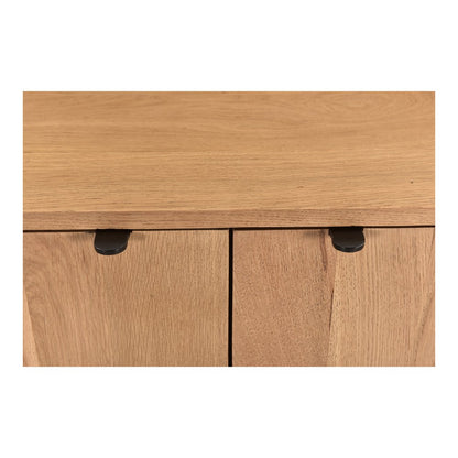 Moes Home - Theo Media Bench Natural - RP-1054-24 view 9