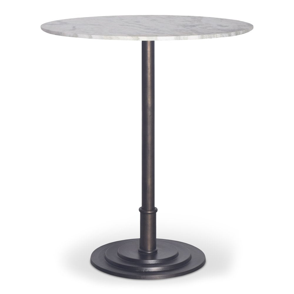 Moes Home - Tori Outdoor Counter Table White Marble - FI-1121-18-0 view 2