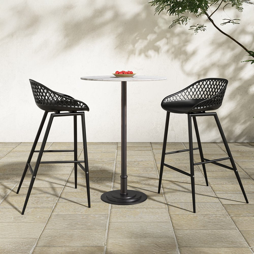 Moes Home - Tori Outdoor Counter Table White Marble - FI-1121-18-0 view 6