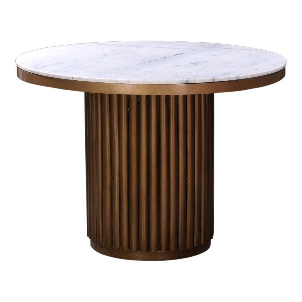 Moes Home - Tower Dining Table in Antique Brass - JD-1034-51-0 veiw 1