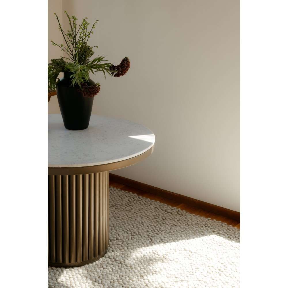 Moes Home - Tower Dining Table in Antique Brass - JD-1034-51-0 veiw 4