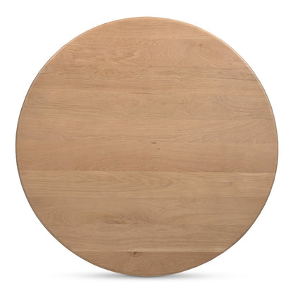 Moes Home - Treccia Round Coffee Table Oak - BB-1029-24-0 view 3