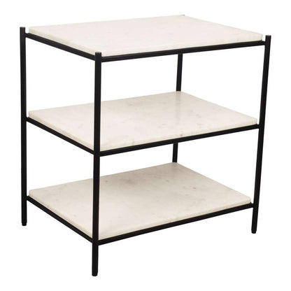 Moes Home - Trine Nightstand White - FI-1102-18 veiw 2