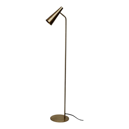 Moes Home - Trumpet Floor Lamp in Anitque Brass - OD-1007-51 veiw 1