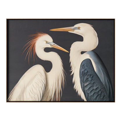 Moes Home - Two Cranes Framed Painting - JQ-1043-37 view 2
