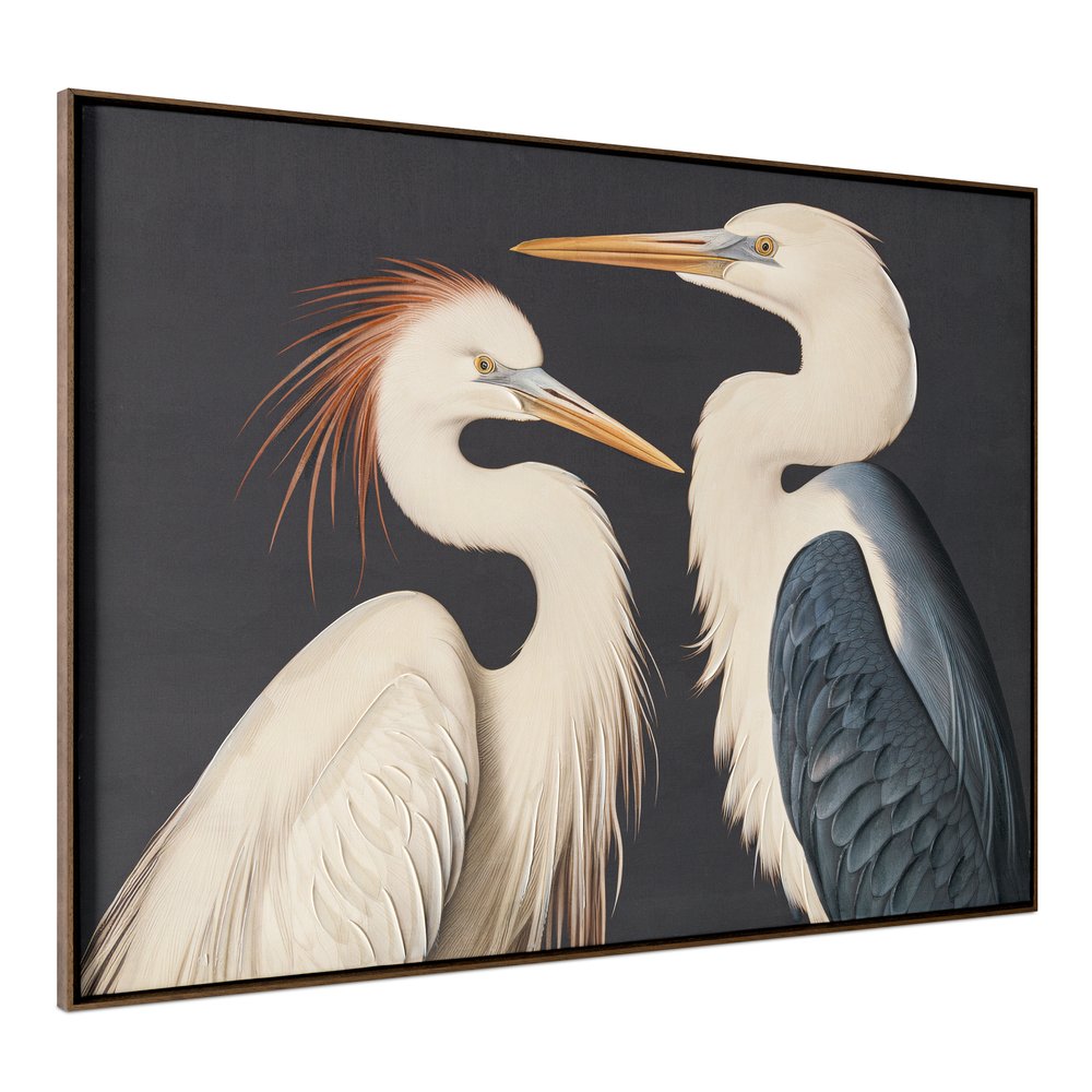 Moes Home - Two Cranes Framed Painting - JQ-1043-37 view 3